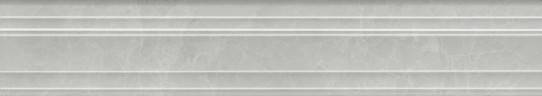 Монте Тиберио Бордюр Багет серый глянцевый обрезной BLF023R 40x7,3