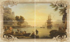 Rotterdam beige 01 Панно 60х100 (панно из 4-х шт)