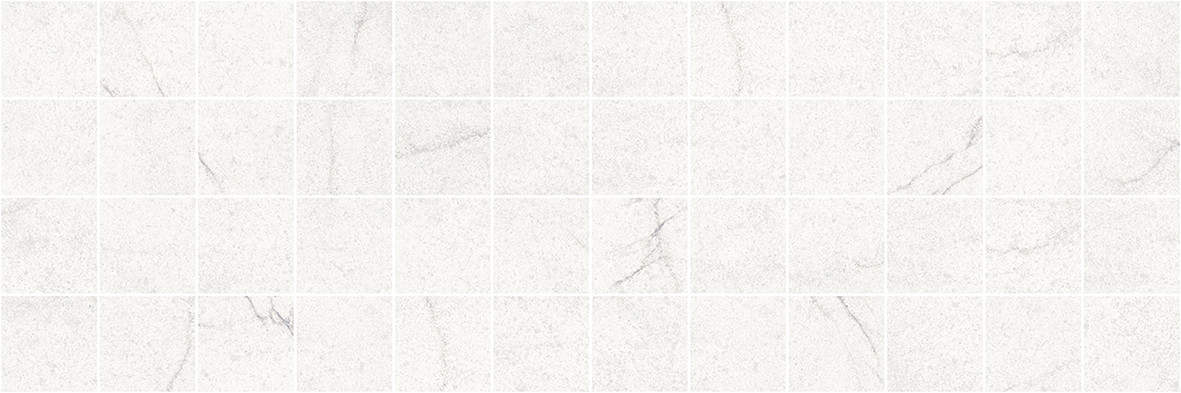 Rock Декор мозаичный белый MM11186 20х60