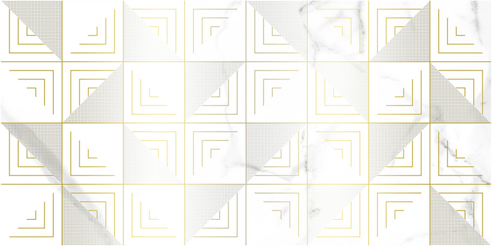 Blondi Декор белый 25х50