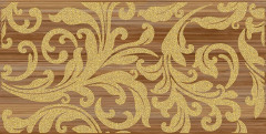 Ampir Декор бежевый темный 25х50