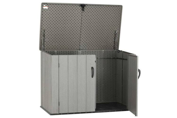 Ящик пластиковый WoodLook, 2100 л, серый