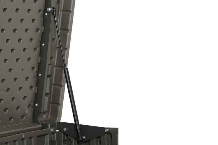 Ящик пластиковый WoodLook, 2100 л, серый