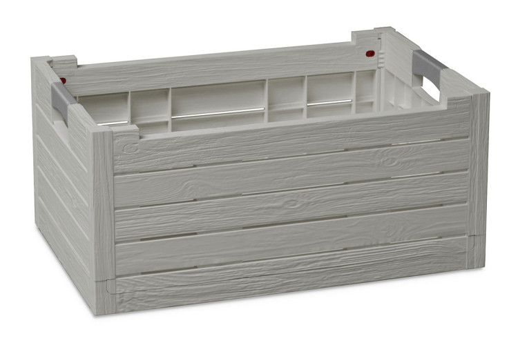 Ящик пластиковый складной Toomax Florida 50л, светло-серый
