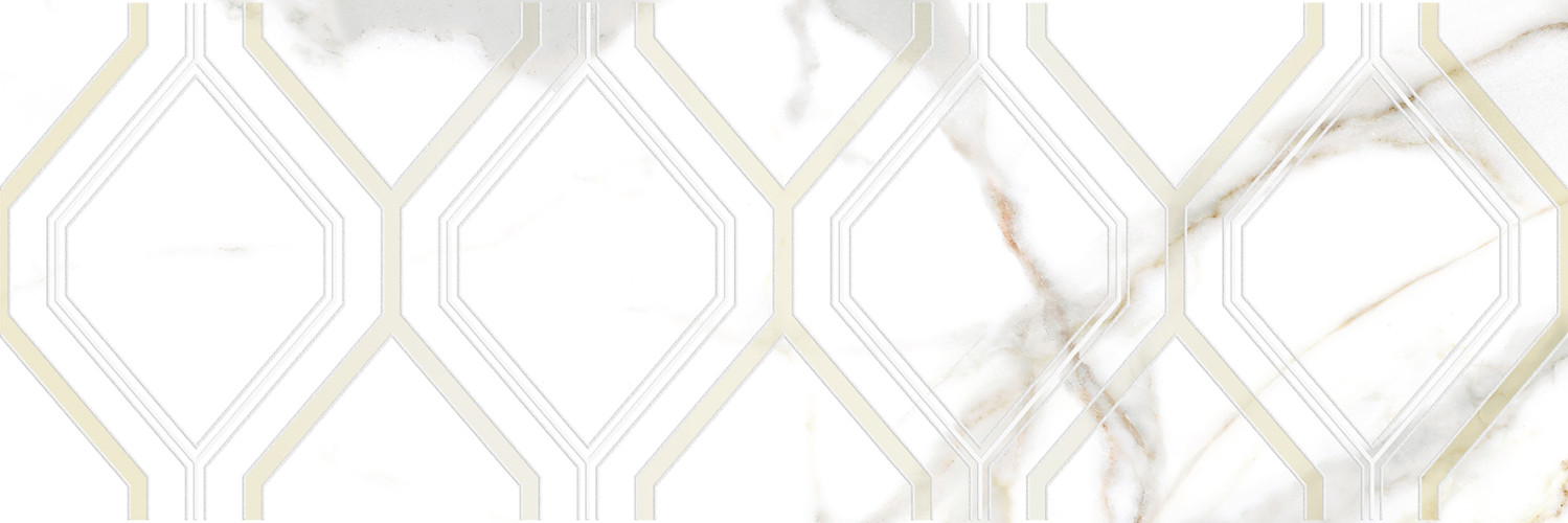 Beryl Декор белый 25х75