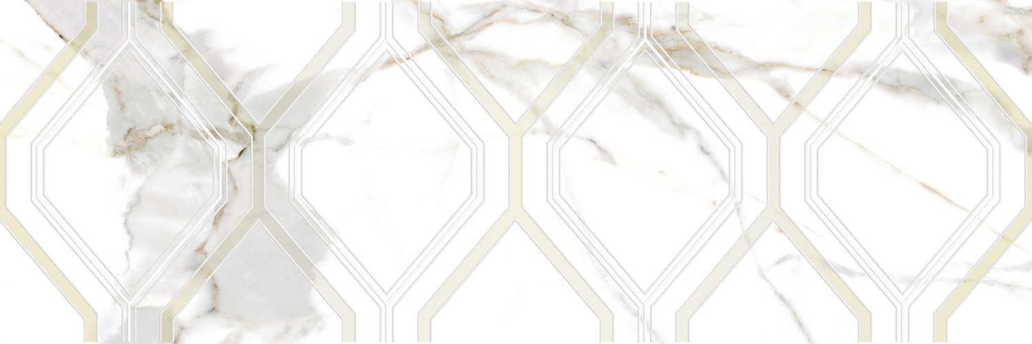 Beryl Декор белый 25х75