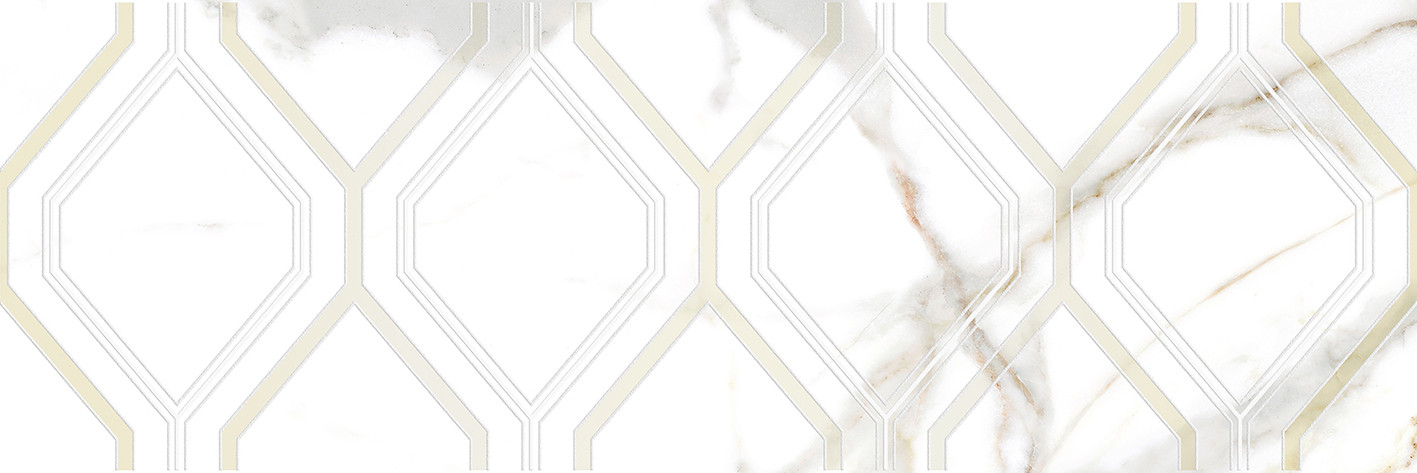 Beryl Декор белый 25х75