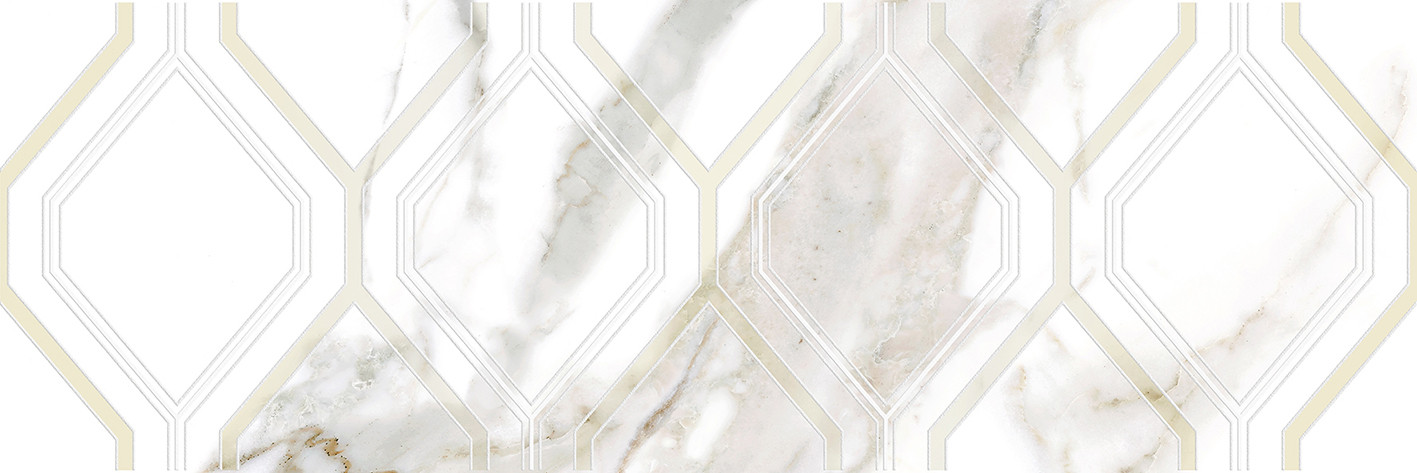 Beryl Декор белый 25х75