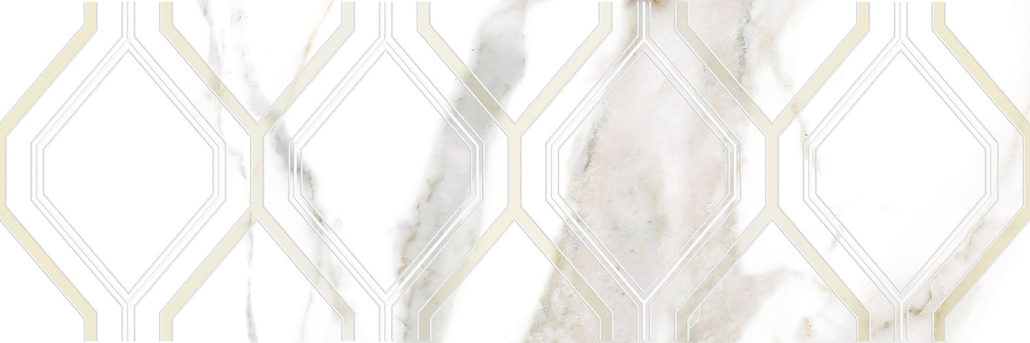 Beryl Декор белый 25х75