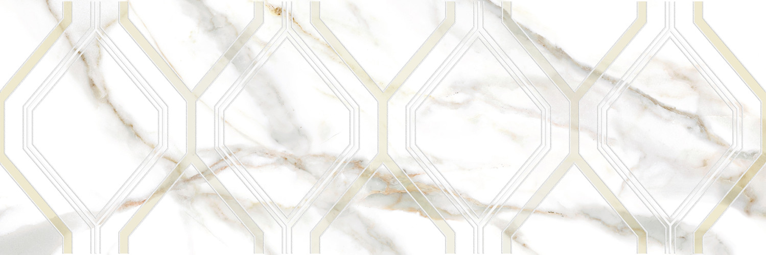 Beryl Декор белый 25х75