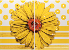 VITEL GERBERA BIG Панно желтое YL 55х40