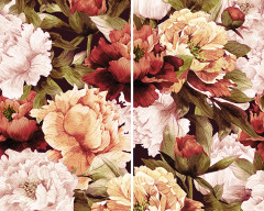 Peony Панно из 2-х плиток 50х40