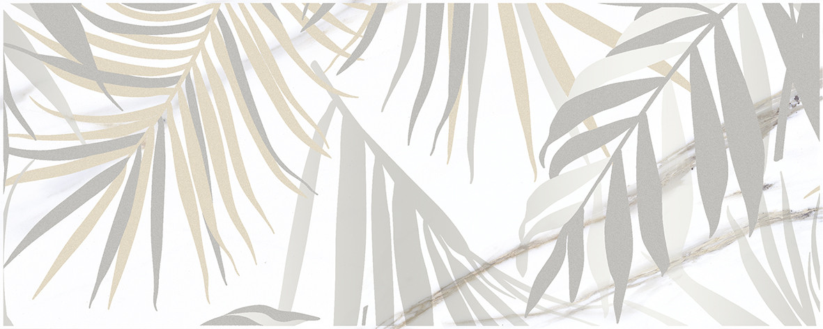 Aria Botanica Декор-1 белый 20х50