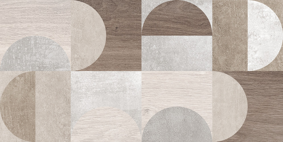 Plant Плитка настенная бежевый мозаика 08-00-11-2687 20х40