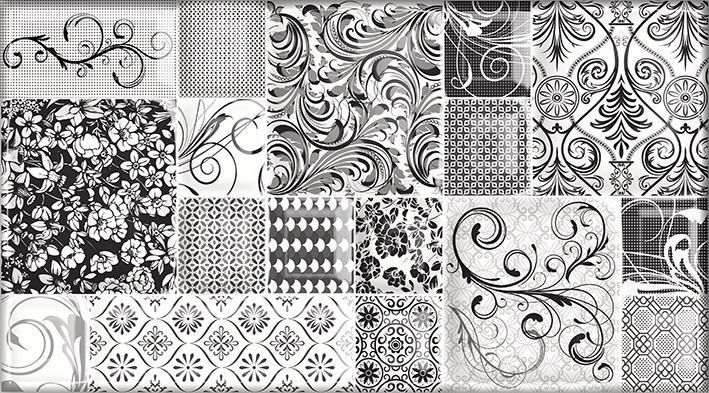 Dec Mosaic Pulsar Декор КВС16Pulsar 25х45