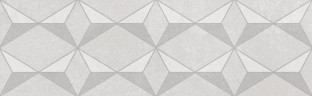 Корредо Бордюр серый светлый матовый HGD\\A584\\6437 25x7,7