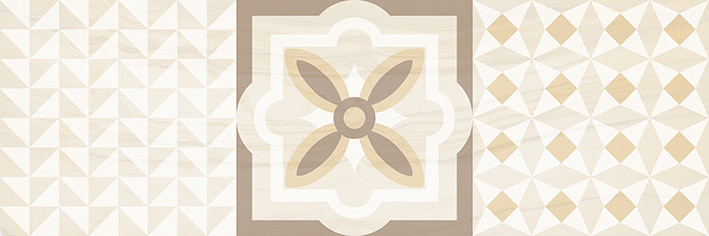 Shine Плитка настенная бежевый узор 17-00-11-1198 20х60