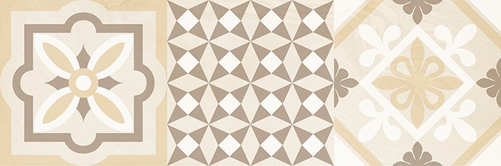 Shine Плитка настенная бежевый узор 17-00-11-1198 20х60