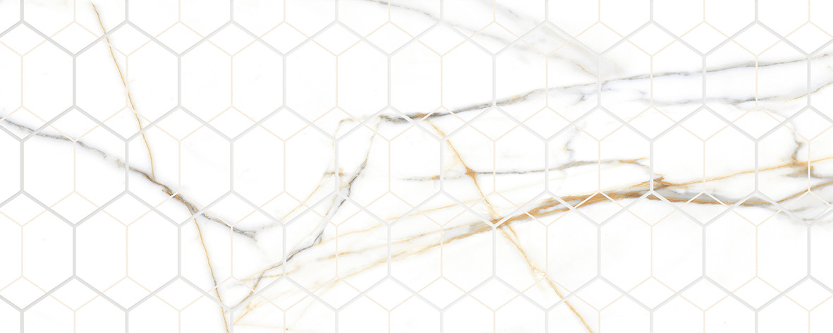 Champagne Декор белый 20х50