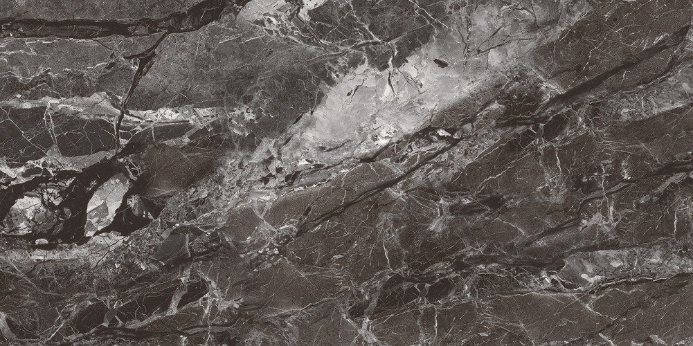 Kenya Nero Керамогранит черный 60x120 полированный