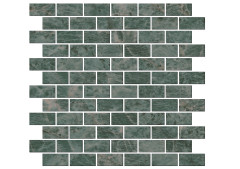 Эвора Декор мозаичный зеленый глянцевый MM13123 30х32