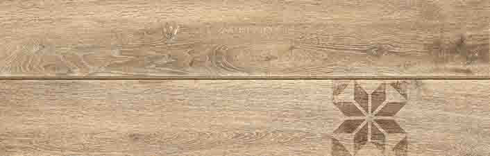 Ornamentwood глаз, керамогранит декорированный, бежевый (C-OW4M013D) 18,5x59,8