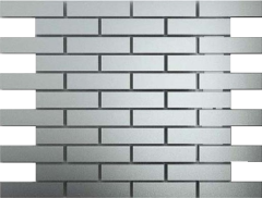 Мозаика зеркальная Серебро матовое См8025 ДСТ 80 х 25/300 x 300 мм (10шт) - 0,9