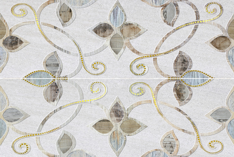 Verona grey Панно 01 75х50