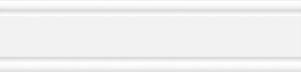 Lira Бордюр керамик белый 02 6х25