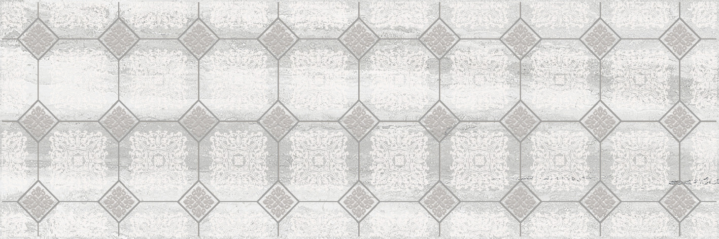 Glossy Декор серый 20х60