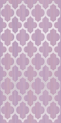 Buhara Декор лиловый 25х50