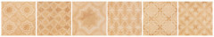 AREZZO Varese Mix Crema Декор 151x151 мм/80