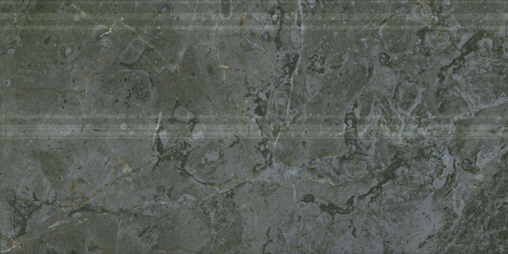 Серенада Плинтус зелёный глянцевый обрезной FMA031R 30x15