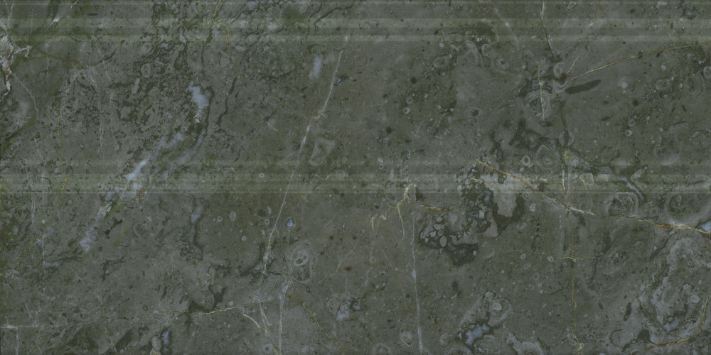 Серенада Плинтус зелёный глянцевый обрезной FMA031R 30x15