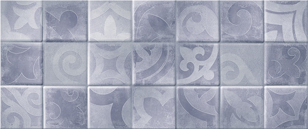 Folk Плитка настенная голубая 02 25х60