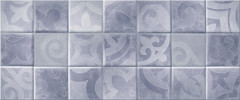 Folk Плитка настенная голубая 02 25х60