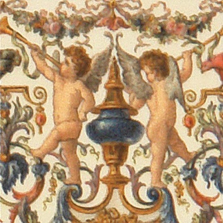 Triumph beige border 02 65х65 мм - 81 шт.