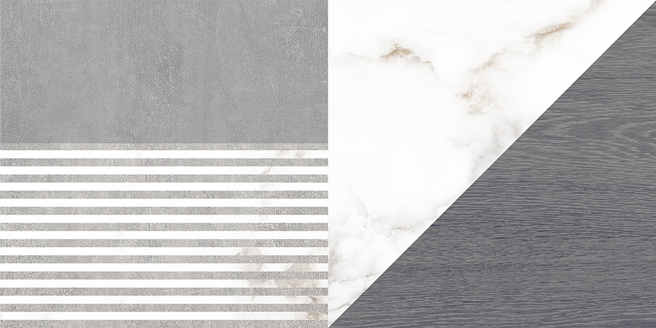 Savage Плитка настенная серый узор 34078 25х50