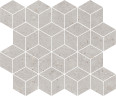 Риккарди Декор мозаичный серый светлый матовый T017\\14053 45x37,5
