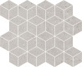 Риккарди Декор мозаичный серый светлый матовый T017\\14053 45x37,5