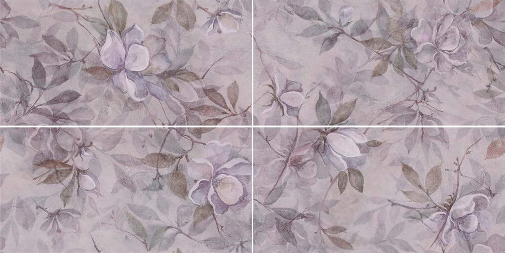 Магнолия Панно 3 матовый 60х120 из 4 частей VT\\C413\\4x\\11037R 30х60
