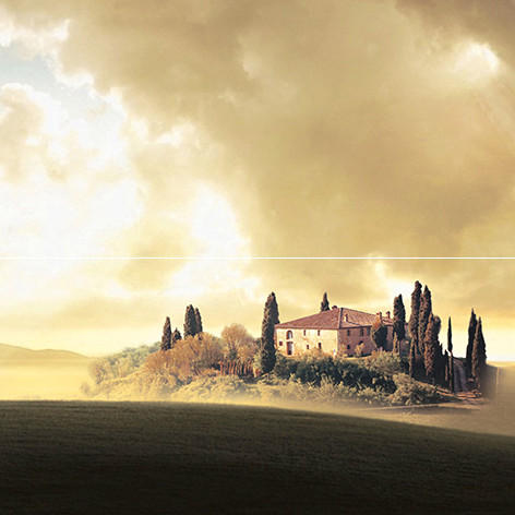 Castle Панно P2-2D194 40х40 (из 2 плиток)