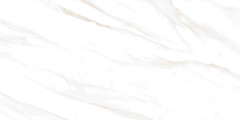 Calacatta Clarity Gold Керамогранит белый 60х120 Полированный