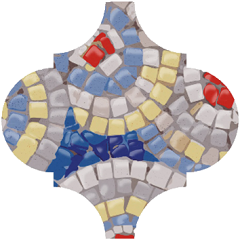 Арабески Майолика Гауди Декор OP\\A172\\65000 6,5х6,5