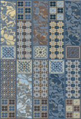 Камлот Декор индиго `Эйша` 27,8х40,5