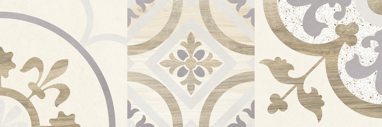 Woody Плитка настенная бежевый узор 25х75