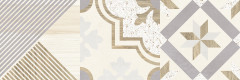 Woody Плитка настенная бежевый узор 25х75