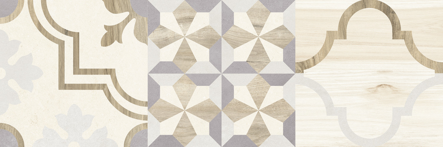 Woody Плитка настенная бежевый узор 25х75