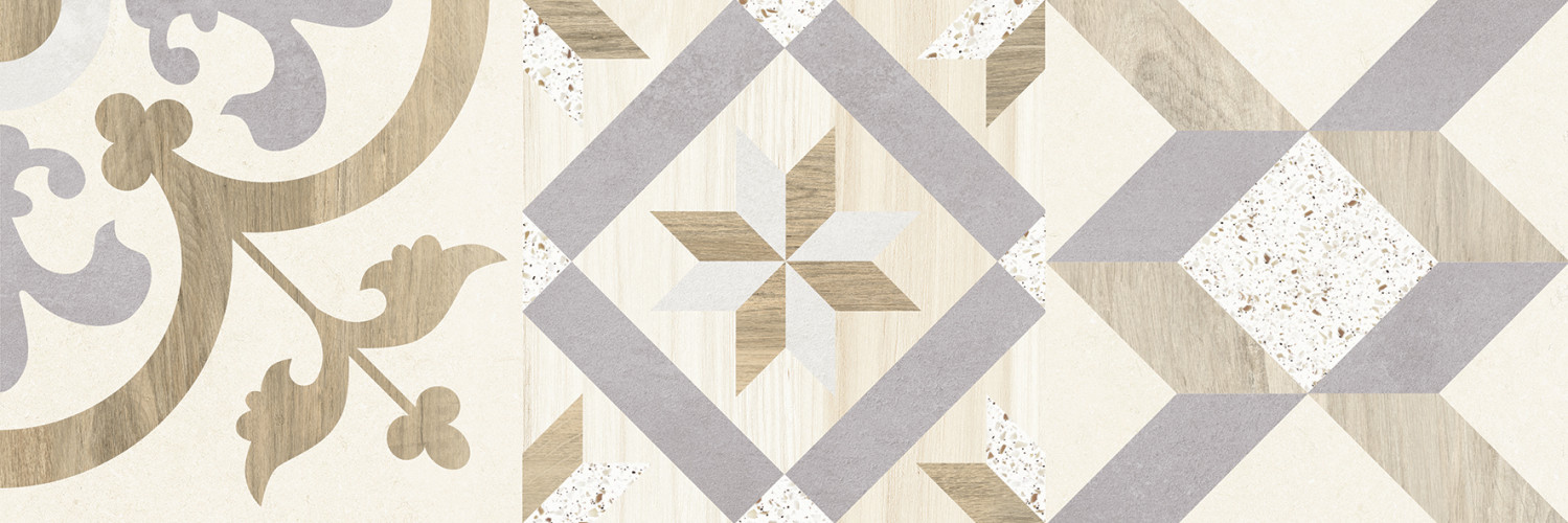 Woody Плитка настенная бежевый узор 25х75