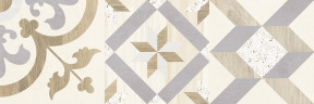 Woody Плитка настенная бежевый узор 25х75